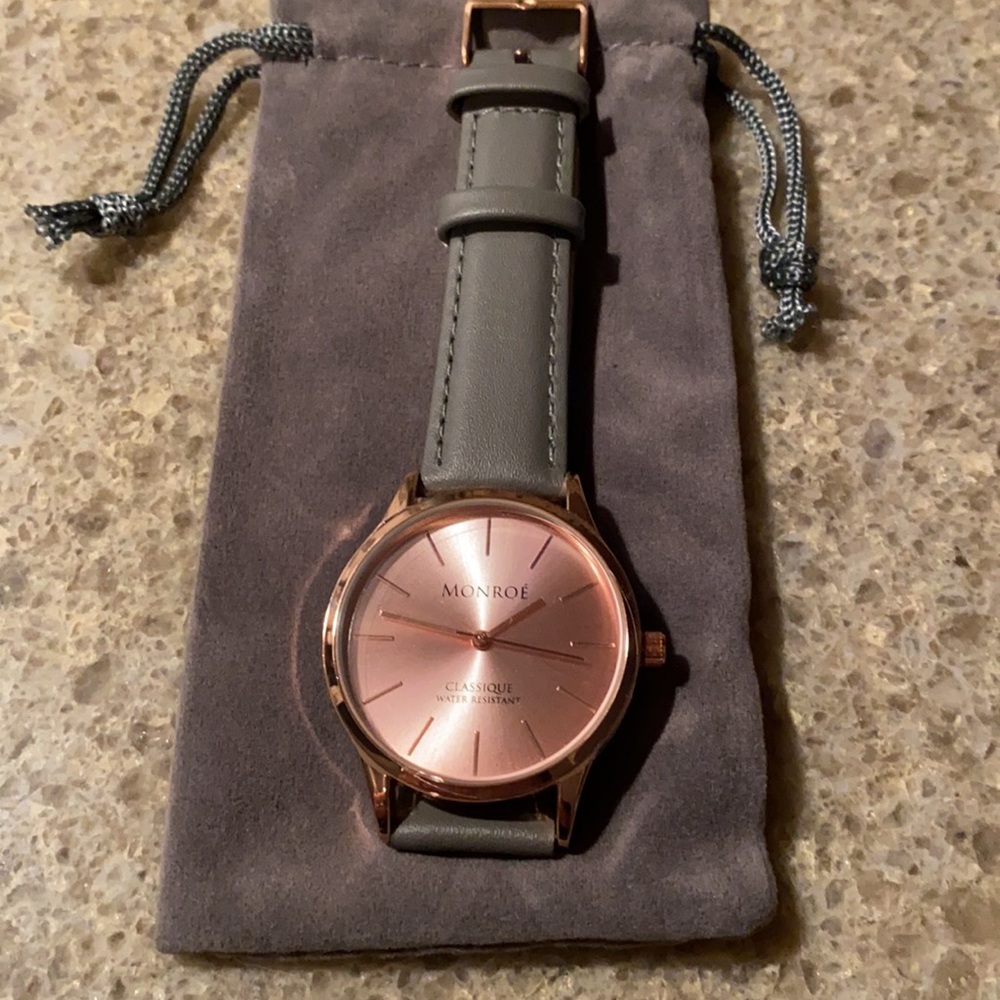 Monroè Solèrose Charcoal Watch